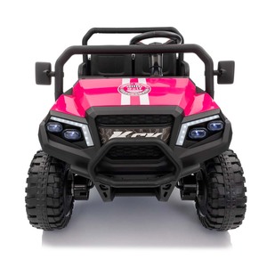 Camion électrique pour enfants à deux places <span class=keywords><strong>avec</strong></span> <span class=keywords><strong>remorque</strong></span>, moteur 4*550, 24V7AH, super puissance, télécommande 2.4G, plastique, alimenté par batterie - Product Image 2
