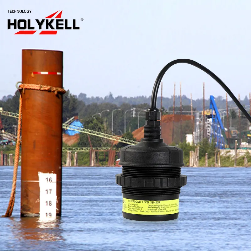 Holykell 0 10v 2m industriale ad ultrasuoni sensore di livello del serbatoio dell'acqua per liquami di scarto