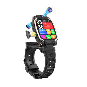 Montre connectée HKSF H13 SIM 4G Full Netcom avec caméra rotative, appel vidéo, positionnement GPS, batterie 840 mAh pour iOS Android, rose - Product Image 3