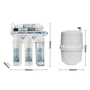 Soudron 5 Stage Waterbehandelingssysteem Ro Omgekeerde Osmose Waterfilters Reinigers Voor Thuis