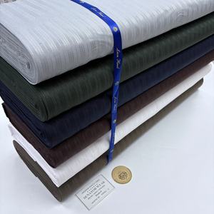 Tissu de <span class=keywords><strong>costume</strong></span> pour hommes, tissus en dentelle africaine à mailles, 5 yards, haute qualité, vêtements nigérians pour sénateur, pour les occasions formelles - Product Image 6