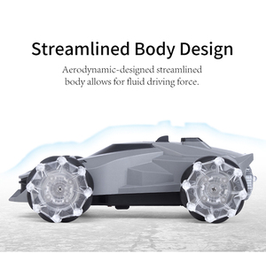 Voiture télécommandée JJRC Q92 <span class=keywords><strong>1</strong></span>:<span class=keywords><strong>24</strong></span> 2.4G, jouet de cascade avec musique, lumière, pulvérisation, dérive latérale, voiture futuriste, cadeau de Noël - Product Image 4