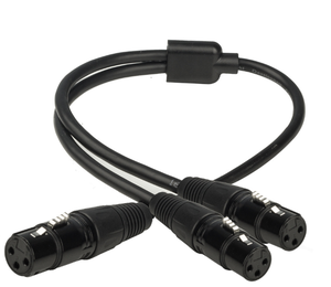 XPB XLR kabel Data Pria Wanita, harnes kabel Audio 1 ke 2 konduktor untuk mikrofon dan gitar - Product Image 4