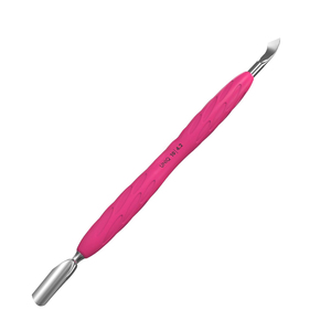 Removedor de Piel Muerta para Manicura, Herramienta de Doble Punta para Arte de Uñas, Limpiador de Cutículas, Espátulas con Mango de Plástico Plateado, 12 cm de Largo - Product Image 1