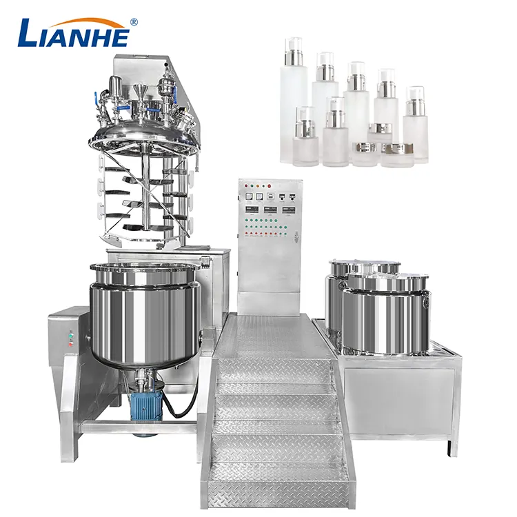 Mezclador emulsionante al vacío LIANHE, homogeneizador, máquina emulsionante, mezclador emulsionante