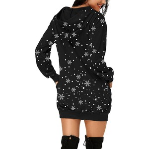 2024 Merry <strong>Christmas</strong> Clothes Fall Short <strong>Dresses</strong> Sweatshirt Hoodie Ladies <strong>Christmas</strong> Tshirts <strong>Dress</strong> for <strong>Women</strong> WIth Pocket Hooded - Product Image 2