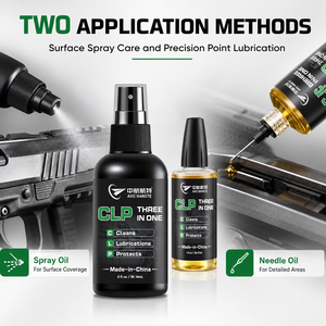 Kit <span class=keywords><strong>de</strong></span> Limpieza <span class=keywords><strong>de</strong></span> Armas CLP, Juego Todo en Uno con Cepillo Doble, Hisopos <span class=keywords><strong>de</strong></span> 6 Pulgadas, Raspador, Aceitador <span class=keywords><strong>de</strong></span> Aguja <span class=keywords><strong>de</strong></span> Precisión y Toallitas - Product Image 5