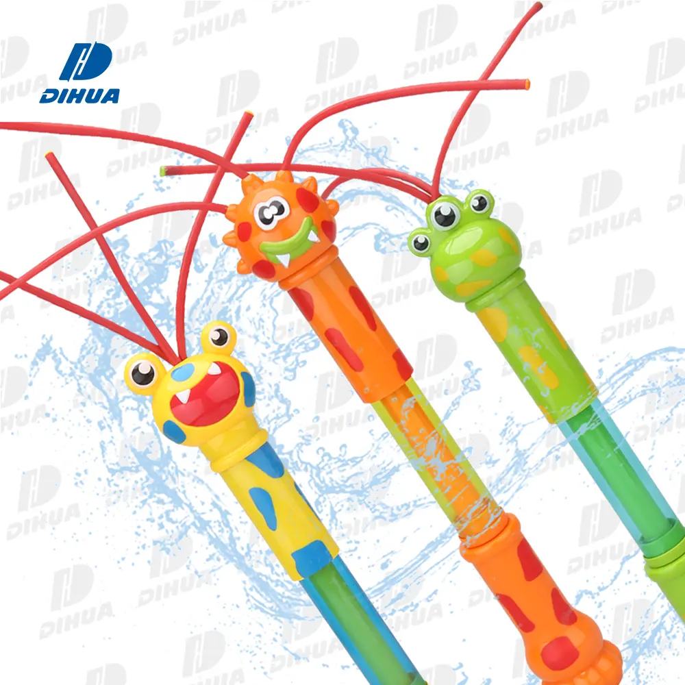 Water Sprinkler Toy Monster Water Gun with Flexible Tubes Send Water in All Directions