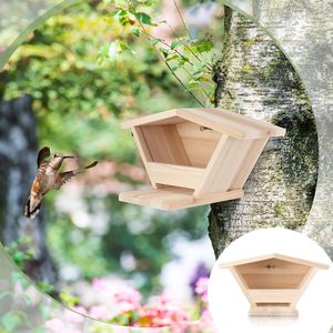 Casas para Pássaros de Cedro Personalizadas, Fabricante OEM, Caixa de Ninho para Pombos e Plataforma de Descanso para Pombos para Uso Externo, Atacado - Product Image 2