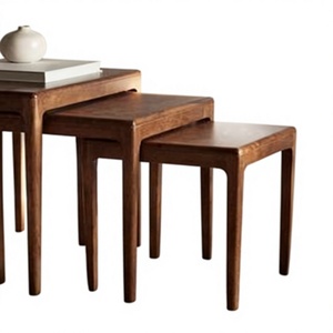 Designer <b>table</b> <b>set</b> Modern Wood <b>Nesting</b> <b>Coffee</b> <b>Tables</b> <b>Set</b> Living Room Furniture in bulk price - Product Image 1