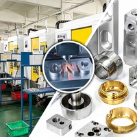 Tratamiento de superficie personalizado, pulido, chapado, chorro de arena, piezas CNC, mecanizado CNC, fabricación de piezas de aluminio anodizado dorado violeta