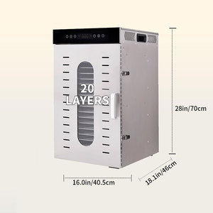 Deshidratador de Baja Temperatura para Semillas y Frutos Secos, Secador de Alimentos Crudos, Alimentos Vivos, Frutos Secos Fermentados y Semillas - Product Image 1