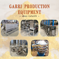 Industriële Gari-verwerkingsmachine, populaire Gari-friteuse, volautomatische Gari-verwerking in Ghana voor kleine bedrijven