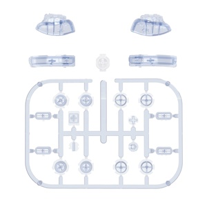 Glossy Clear Blue ABXY Home Capture Plus Minus <b>Keys</b> Dpad L R ZL ZR Trigger Full Set Buttons Repair Kit for Nintendo Switch Lite - Product Image 2