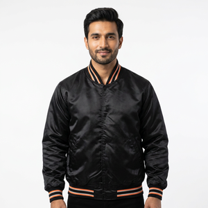 Vestes de sport décontractées pour hommes personnalisées 2025, vestes de sport pour hommes avec logo personnalisé, veste de sport universitaire pour hommes - Product Image 1