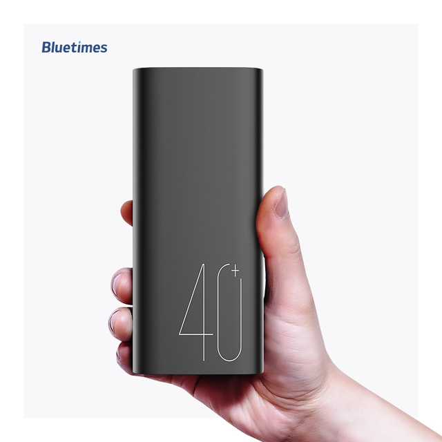 Bluetimes Compact Size 40000 Mah 65W QC3.0 PD65W Portable Rechargeable Power Bank