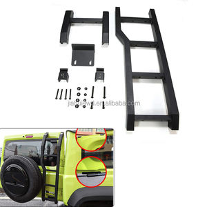 Nouvelle échelle de porte arrière de voiture en aluminium escalade adaptée pour <span class=keywords><strong>Suzuki</strong></span> <span class=keywords><strong>Jimny</strong></span> 2019 2020 2021 + <span class=keywords><strong>5</strong></span> <span class=keywords><strong>portes</strong></span> - Product Image 1