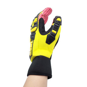Guantes personalizados, cómodos, antigolpes, antiimpacto, para las cuatro estaciones, antideslizantes, ignífugos, anticalor, de trabajo, cuero genuino a bajo precio - Product Image 5