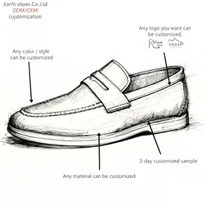 Zapatos de Skateboarding de Lujo Personalizados OEM/ODM para Hombre, Mocasines Casuales de Alta Calidad, Diseño de Cuero Genuino y Cachemira, Estilo Slip-On - Product Image 2