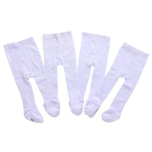 Pantyhose baru lahir katun putih polos - Product Image 1