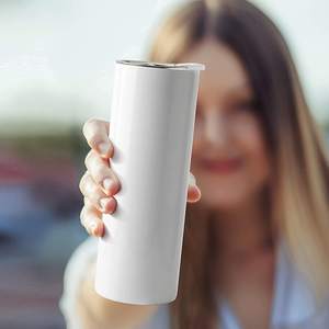 Tasse à café droite vierge à double paroi en acier inoxydable Offre Spéciale isolée sous vide <span class=keywords><strong>avec</strong></span> paille 20oz - Product Image 6