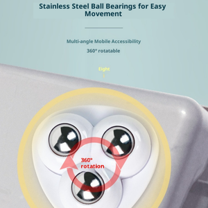 Selbstklebende Universal-Kugelrollen Ohne Bohren Stahlkugel-Trolley Geräuschlose Leichtgängige Möbelrollen Basis-Rollen Easehome JY03 - Product Image 6