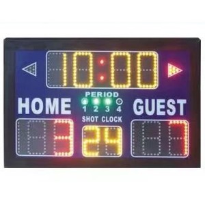 Portable Electronic Scoreboard Basketball Volleyball <b>LED</b> Timer Shot <b>Clock</b> Display - Product Image 1