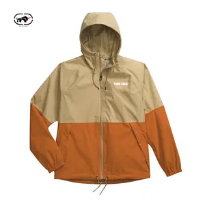 Custom Vintage Nylon Windbreaker Jacket Outdoor Breathable Hooded Men Windbreaker Manufacturer
