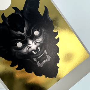 Stampe personalizzate in lamina d'oro Digital/Giclee/UV stamping paints carta testurizzata <span class=keywords><strong>arte</strong></span> d'<span class=keywords><strong>arte</strong></span> <span class=keywords><strong>giapponese</strong></span> demone decorazioni murali poster - Product Image 4