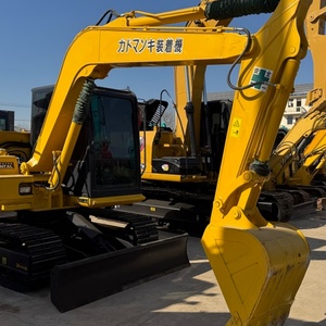 Mini-excavatrice Komatsu PC70 de bonne qualité, excavatrice hydraulique d'occasion de 7 tonnes, composants principaux - moteur, boîte de vitesses, pompe, PLC, chenilles à vendre - Product Image 2