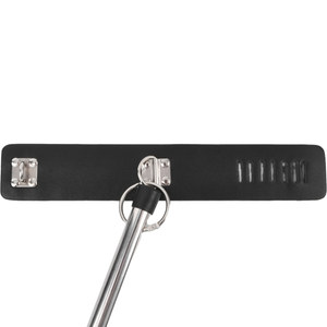 Manette in Pelle con Barra Divaricatrice in Acciaio, Giocattoli BDSM per Coppie, Accessori Fetish per Adulti - Product Image 3