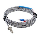 Capteur thermocouple à vis M6/M8, options de filetage métrique et UNC, câble personnalisé de 0,2 à 5 m pour four de moulage par injection