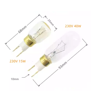 HoneyFly T25 Whirlpool Réfrigérateur <span class=keywords><strong>Ampoule</strong></span> 220V <span class=keywords><strong>15W</strong></span> 40W Four <span class=keywords><strong>Ampoule</strong></span> BI-pin Incandescent <span class=keywords><strong>Ampoule</strong></span> Réfrigérateur Lumière - Product Image 3