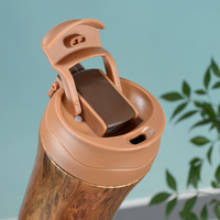 Tazas de Café de Viaje de Acero Inoxidable 304 de Doble Pared de 400 ml con Logotipo Personalizado 2026, con Impresión por Transferencia Hidrográfica