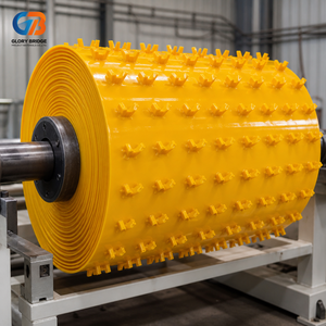 แผ่นป้องกันคอนกรีต HDPE แบบมีปุ่มยึด ทนทานต่อรังสียูวี สำหรับถังเก็บสารเคมี ป้องกันการกัดกร่อน - Product Image 3