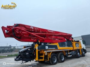 Camiones Bomba de Hormigón Putzmeister Usados de 38, 46 y 49m con Pluma, Buen Precio en Venta - Product Image 2