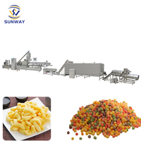 Machine extrudeuse à double vis pour snacks soufflés, ligne de production d'aliments à base de maïs soufflé, équipement de fabrication de snacks soufflés