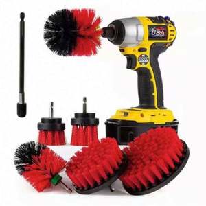 Juego de cepillos eléctricos para taladro, venta directa de fabricante 2024, al mejor precio, para limpieza de coches, baños y suelos, hechos de plástico duradero, tamaño grande - Product Image 4