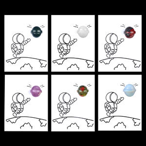 ชุดการ์ด<span class=keywords><strong>ตลก</strong></span>รักษา<span class=keywords><strong>พลอย</strong></span>คริสตัลธรรมชาติ20มม. สีม่วงคริสตัลโรสควอตซ์ทรงกลมโยคะ - Product Image 3