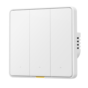 Interrupteur mural intelligent Graffiti 10A 2.4GHz RF433 Wi-Fi avec commande vocale par application, minuterie, norme européenne EU, bouton poussoir - Product Image 1