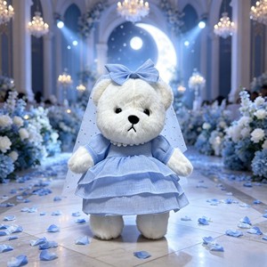 [Solo Ropa] Conjunto de Ropa para Muñeco de Peluche de 30 cm, Traje de Caballero con Cuadros Grises y Conjunto de Traje Formal - Product Image 4