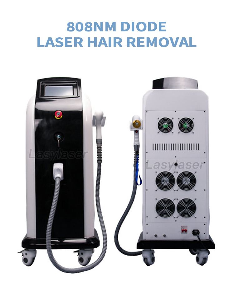 Diode laser 808nm epilator laser hair removal machine 755 808 1064 three wavelength laser hair removal machine beauty instrument