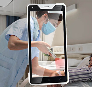 Giá rẻ nhất nhà máy trực tiếp 5.5 inch thiết bị đầu cuối cầm tay Android công nghiệp gồ ghề PDA với NFC mã vạch & Máy quét dấu vân tay - Product Image 1