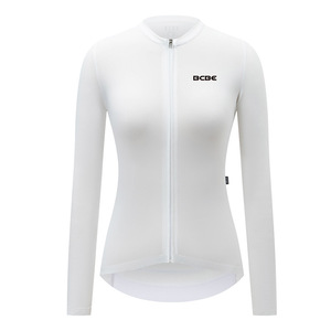 Robe de cyclisme personnalisée pour femmes, respirante, imprimée par transfert thermique, séchage rapide, protection solaire, manches longues, personnalisable - Product Image 1