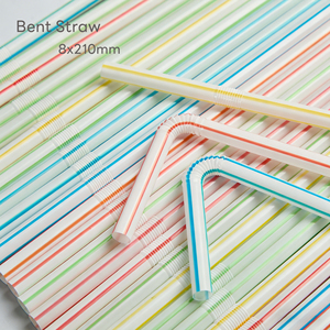 Cannucce in PP Personalizzate con Logo, Ecologiche e Alla Moda, Monouso <span class=keywords><strong>per</strong></span> Negozi di Bubble Tea, Caffè e Ristoranti - Product Image 1