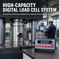 Capteur de force électronique intelligent de haute précision 2000KN avec garantie 1 an pour machine d'essai de compression