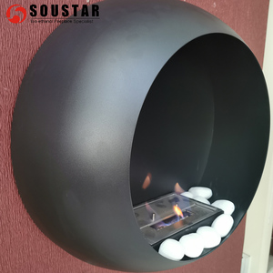 <strong>Steel</strong> Decorative <strong>Fireplace</strong> Free-Standing Bioethanol <strong>Fireplace</strong> for <strong>Outdoor</strong> and Apartment Use - Product Image 3