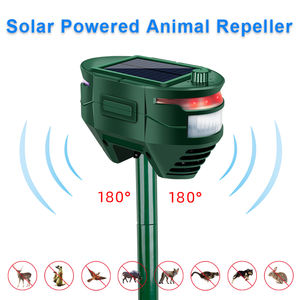 เครื่องไล่นกและหนูแบบชาร์จไฟได้ 360 องศา ผลิตจากวัสดุ ABS แข็งแรง ทนทาน กันน้ำ ดีไซน์เป็นมิตรกับสิ่งแวดล้อม สำหรับใช้ในบ้านและสวน ครอบคลุมพื้นที่ 150-200 ตารางเมตร - Product Image 1