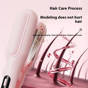 Fer à boucler électrique multifonctionnel à ions négatifs, taille réglable, PTC LED, pour ondulations d'eau domestiques et grandes boucles permanentes - Product Image 6