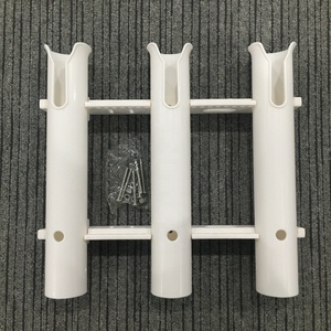 Supports muraux pour 3 cannes à pêche Tubes Liens Supports pour cannes à pêche - Product Image 4